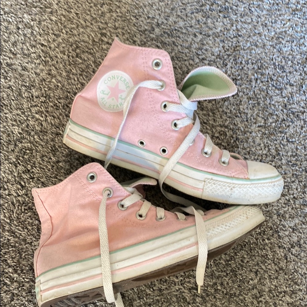 Converse Pink High-Top Sneakers